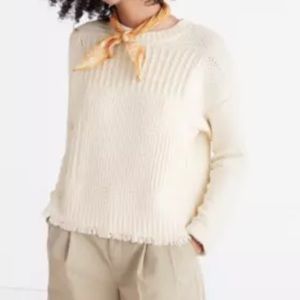 Madewell Stitchmix pullover sweater Size S